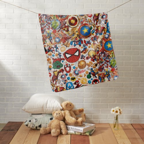 Marvel Universe Seamlessly Assembled Baby Blanket