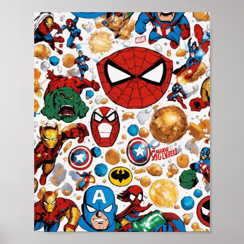 Marvel Universe Seamlessly Assembled Poster