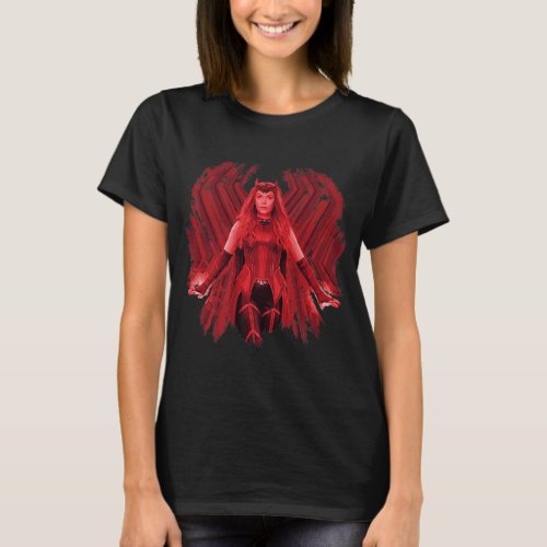Marvel Wandavision Wanda Maximoff Is The Scarlet W T_Shirt