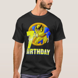 Marvel X Men Wolverine 7th Birthday Badge T-Shirt