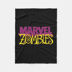 Marvel Zombies Official Color Logo Halloween  Fleece Blanket