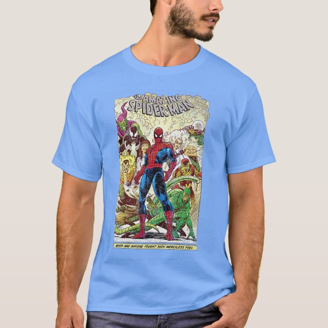 Marvelhe Amazing SpiderMan Comic PremiumriBlend fu T-Shirt (Front)