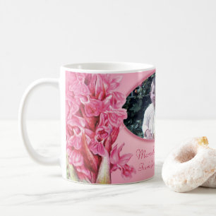 Marvellous mom pink orchid flower art  coffee mug