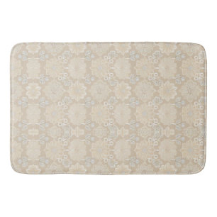 Marvelous Beige Seamless Bath Mat