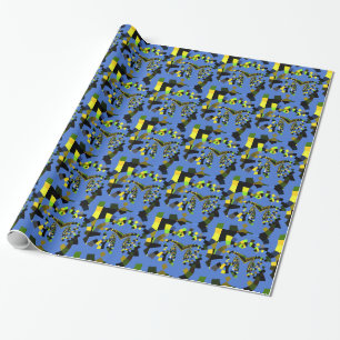 Marvelous Blue amazing beautiful colors Wrapping Paper