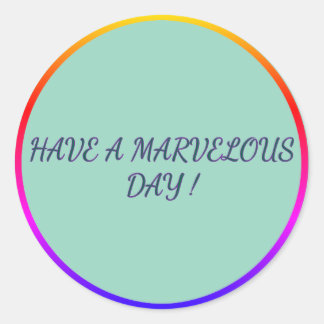 Marvelous Day Positive Vibes Sticker