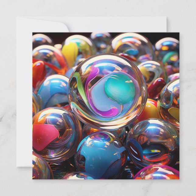 Marvelous marbles card (Front)
