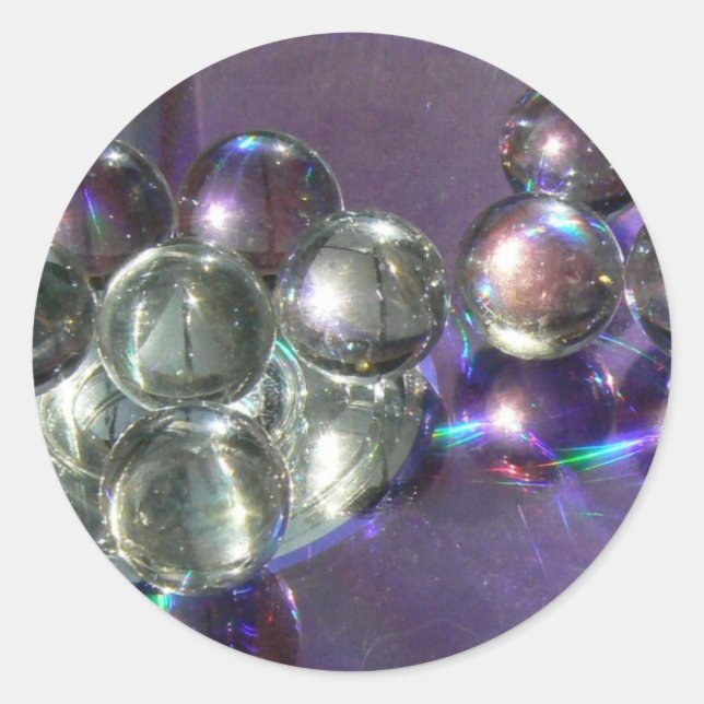 Marvelous Marbles Classic Round Sticker (Front)