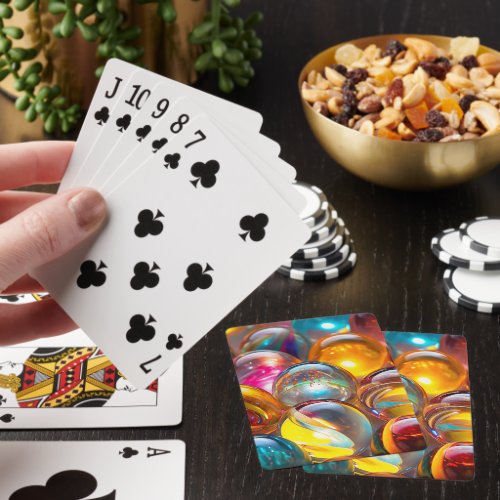 Marvelous marbles playing cards