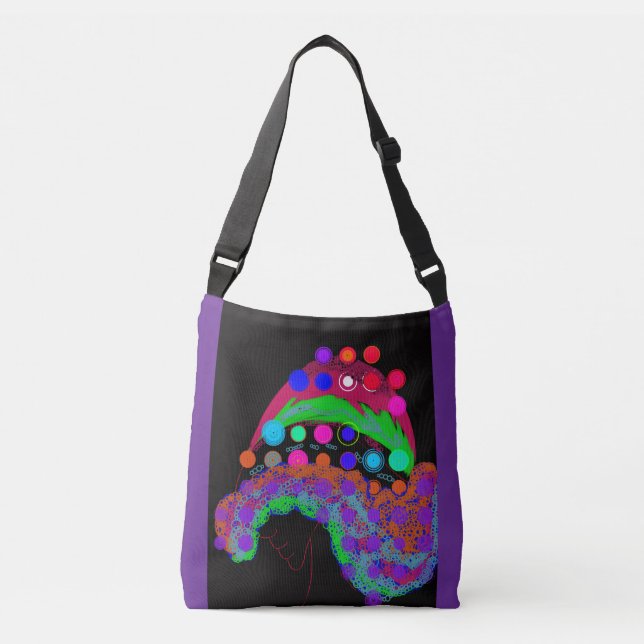 Marvelous Miss Funny Girl Crossbody Bag (Front)