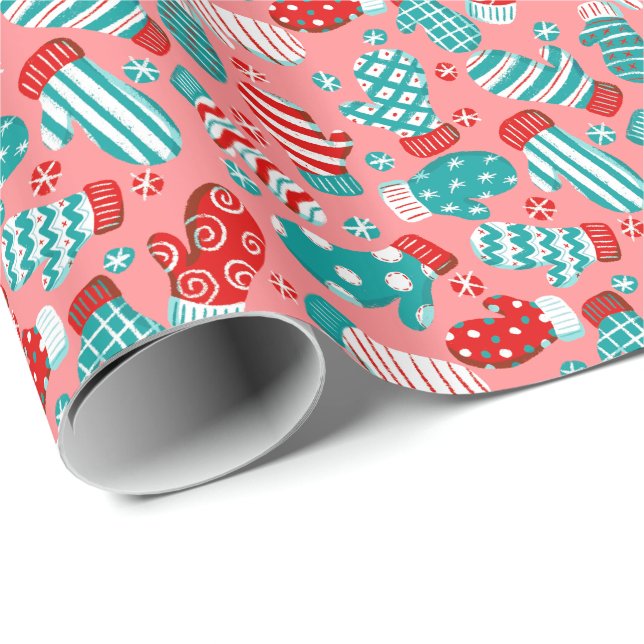 Marvelous Mittens Gift Wrap (Roll Corner)