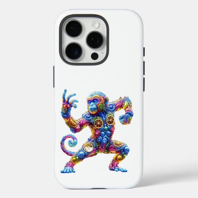 Marvelous Monkey Style Case-Mate iPhone Case (Back)