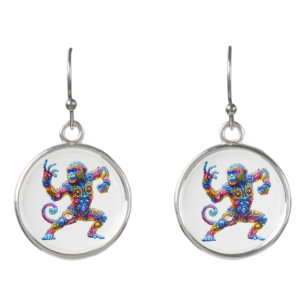 Marvelous Monkey Style Earrings