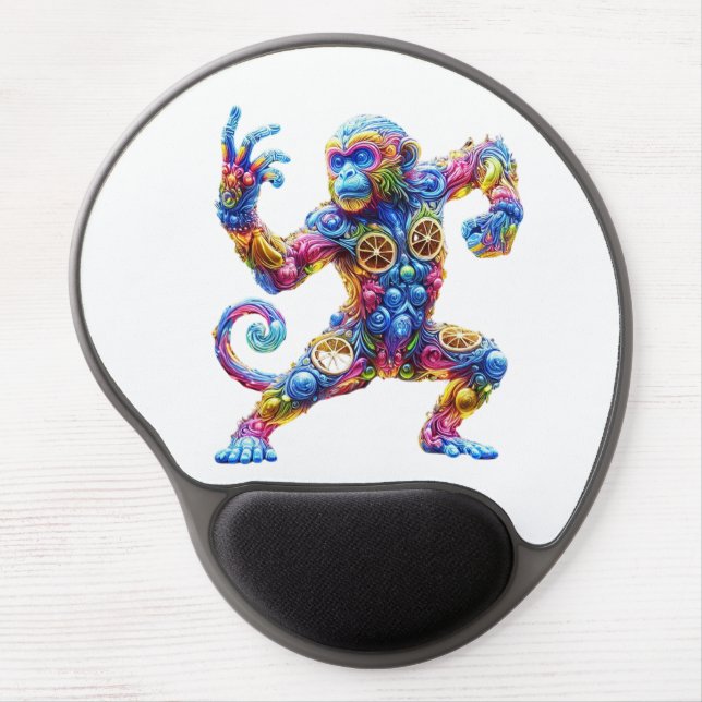 Marvelous Monkey Style Gel Mouse Pad (Front)