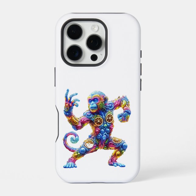 Marvelous Monkey Style Iphone Case (Back)