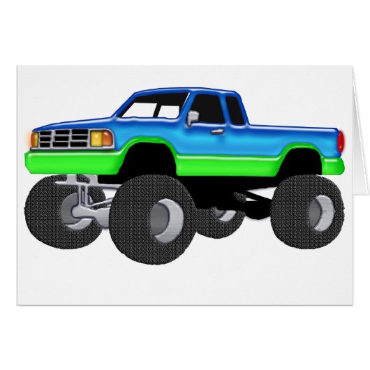 Marvelous Monster Truck Cards (Front Horizontal)