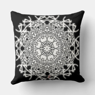 Marvelous Octa Glyph Throw Pillow
