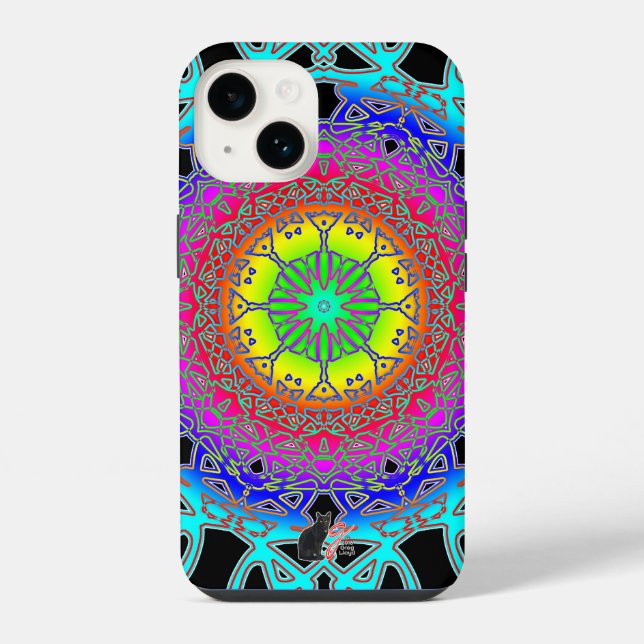Marvelous Spectra Glyph Iphone Case (Back)