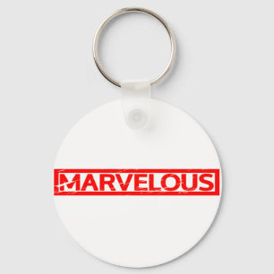 Marvelous Stamp Keychain