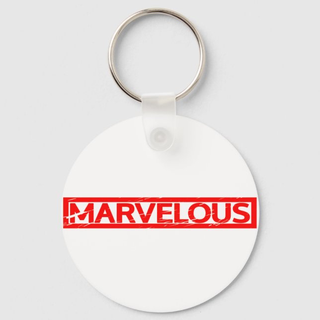 Marvelous Stamp Keychain (Front)