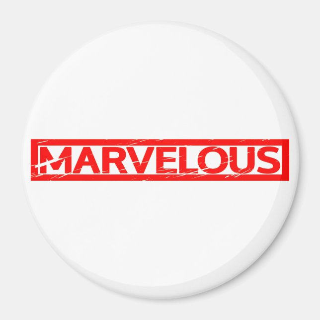 Marvelous Stamp Magnet (Front)