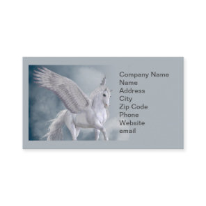 Marvelous White Pegasus Business Card