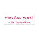 [ Thumbnail: "Marvelous Work!" Commendation Rubber Stamp ]