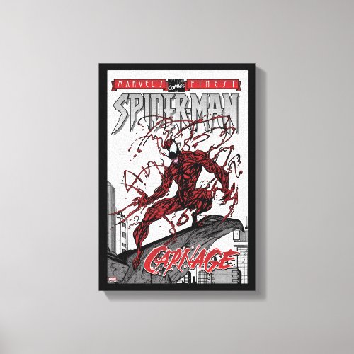 Marvels Finest  Spider_Man Carnage Canvas Print