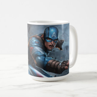 Marvel's Future Fight | Captain America Shield Coffee Mug