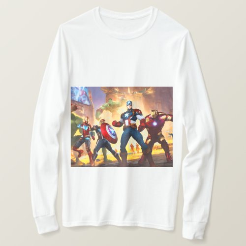 Marvels of  Battle_Ready TCG Playmat desgin in T_Shirt