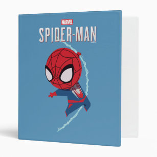 Marvel S Spider Man Cartoon Spidey Swinging 3 Ring Binder