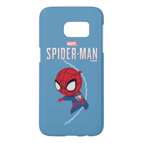 Marvels Spider_Man  Cartoon Spidey Swinging Samsung Galaxy S7 Case
