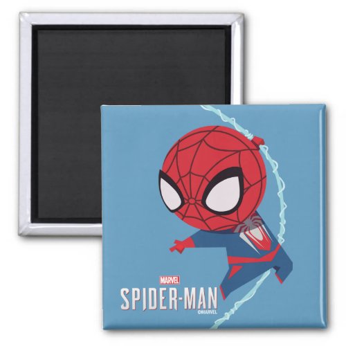 Marvels Spider_Man  Cartoon Spidey Swinging Magnet
