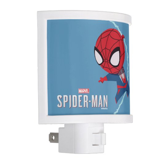 Marvel's Spider-Man | Cartoon Spidey Swinging Night Light (Right)