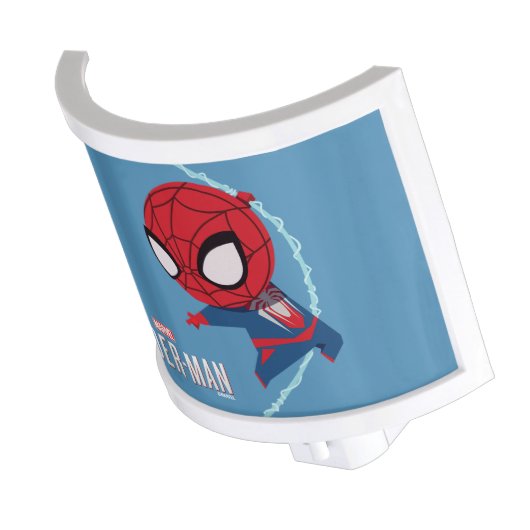 Marvel's Spider-Man | Cartoon Spidey Swinging Night Light (Angled)