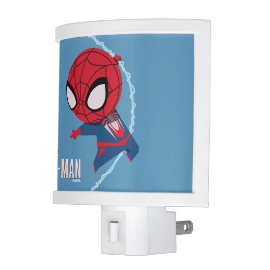 Marvel's Spider-Man | Cartoon Spidey Swinging Night Light (Left)