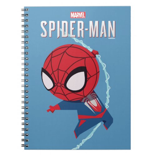 Marvels Spider_Man  Cartoon Spidey Swinging Notebook