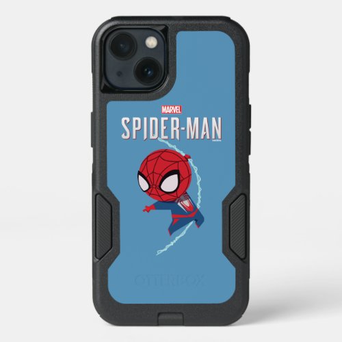 Marvels Spider_Man  Cartoon Spidey Swinging iPhone 13 Case