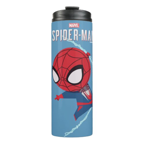 Marvels Spider_Man  Cartoon Spidey Swinging Thermal Tumbler