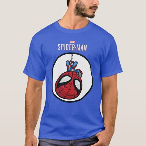 Marvels Spider_Man  Cartoon Spidey Upside Down T_Shirt