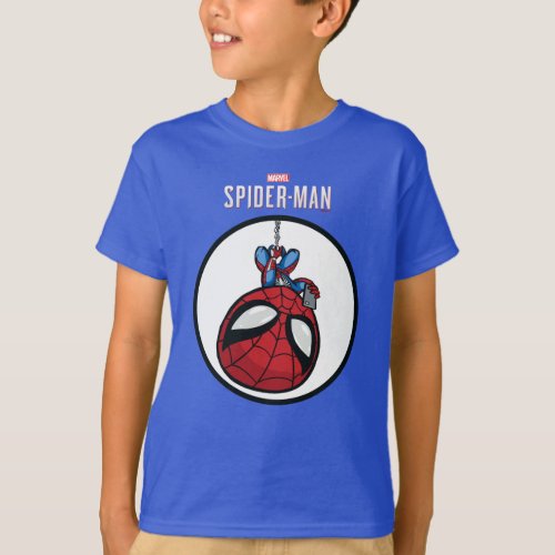 Marvels Spider_Man  Cartoon Spidey Upside Down T_Shirt