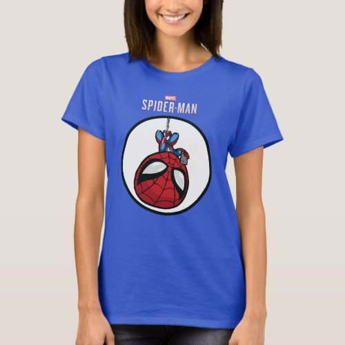 Marvels Spider_Man  Cartoon Spidey Upside Down T_Shirt