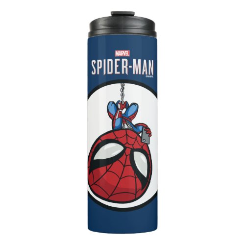 Marvels Spider_Man  Cartoon Spidey Upside Down Thermal Tumbler