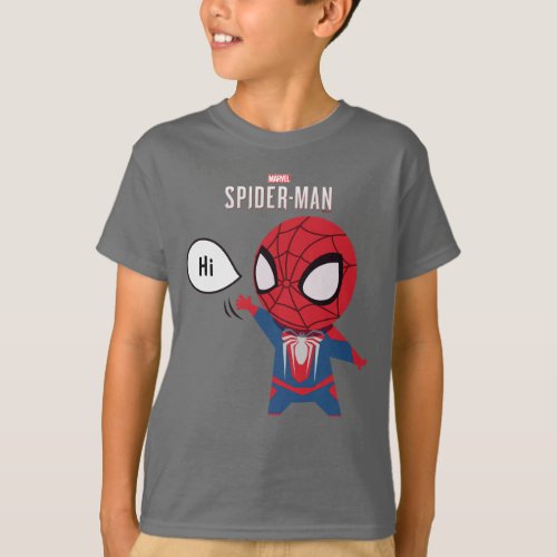 Marvels Spider_Man  Cartoon Spidey Wave T_Shirt