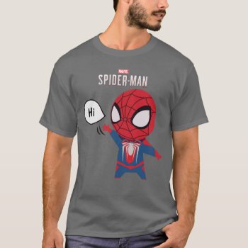 Marvel's Spider-man | Cartoon Spidey Wave T-shirt by spidermanclassics at Zazzle