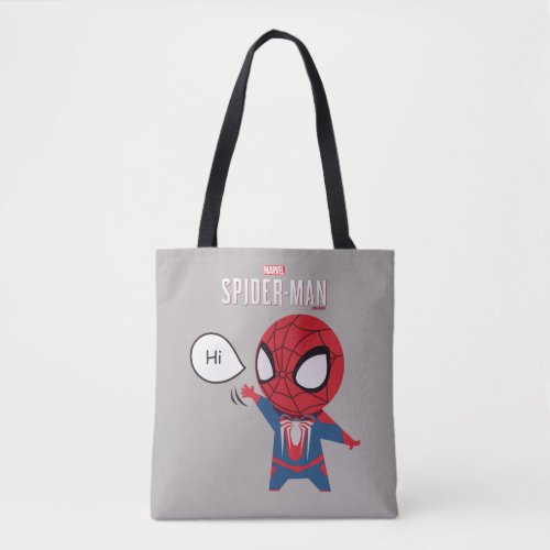 Marvels Spider_Man  Cartoon Spidey Wave Tote Bag