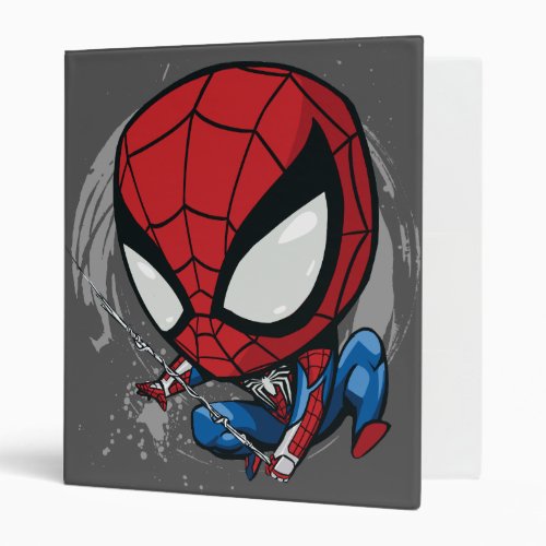 Marvels Spider_Man  Cartoon Spidey Web Swing 3 Ring Binder