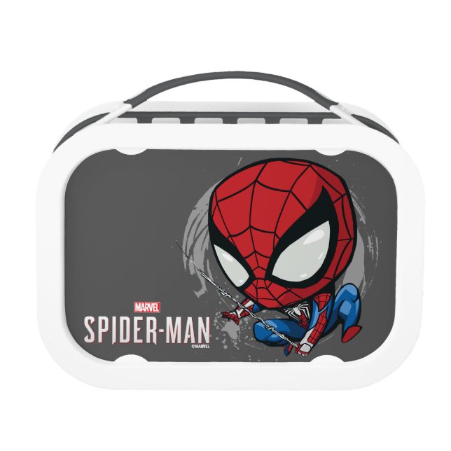 Marvel's Spider-Man | Cartoon Spidey Web Swing Lunch Box (Front)