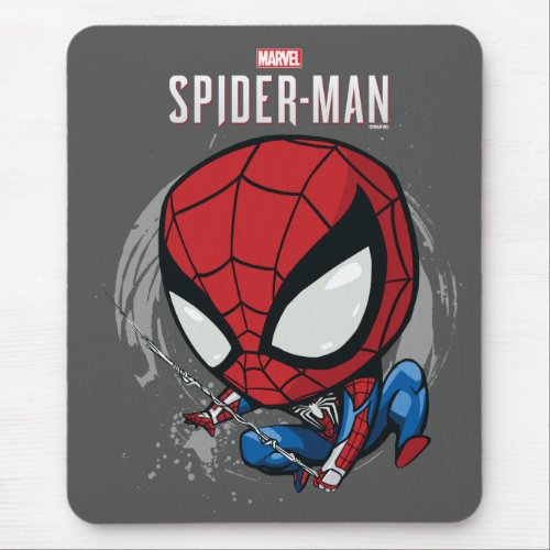 Marvels Spider_Man  Cartoon Spidey Web Swing Mouse Pad