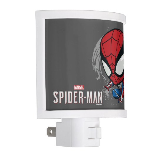 Marvel's Spider-Man | Cartoon Spidey Web Swing Night Light (Right)